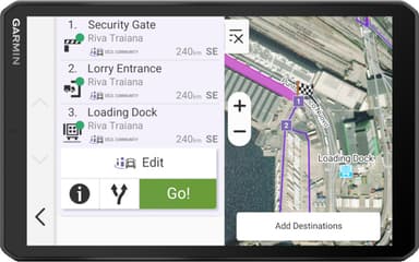 Garmin dēzl LGV820 lastbil GPS