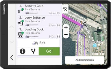 Garmin dēzl LGV1020 lastbil GPS