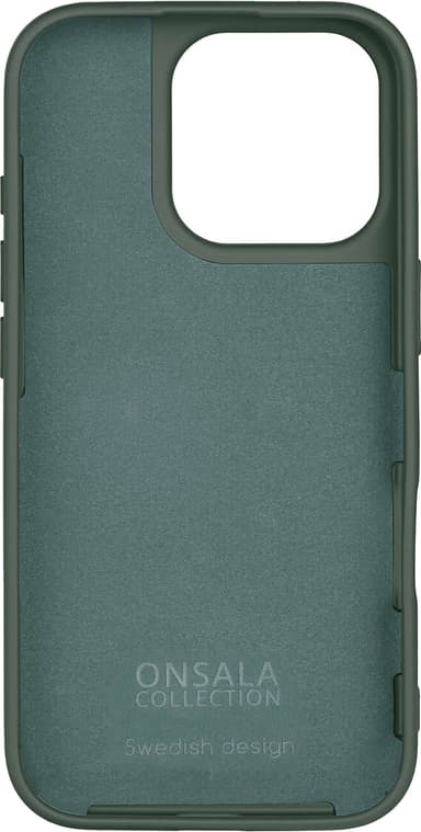 Onsala iPhone 16 Pro silikonfodral (olivgrön)