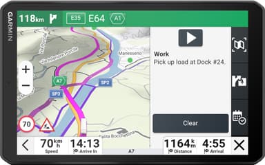 Garmin dēzl LGV820 lastbil GPS