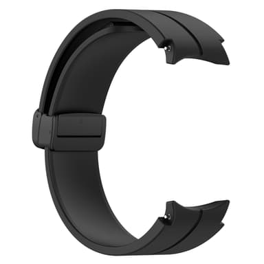 Silikonarmband 20 mm för Samsung Galaxy Watch 5/4 Svart