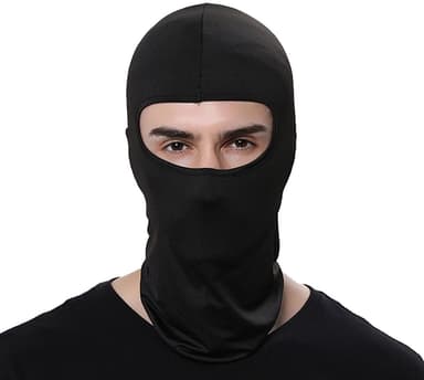 Balaklava / skidmask / MC-huva Svart 2-pack M