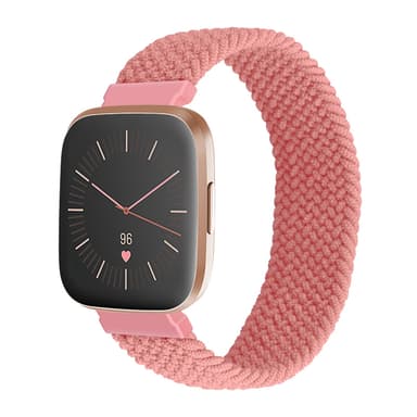 Klockarmband Nylon Rosa M