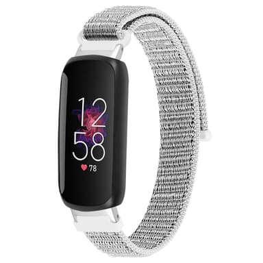 Klockarmband flätad nylon Silver