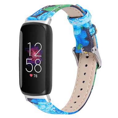 Klockarmband i äkta läder Flerfärgad 1