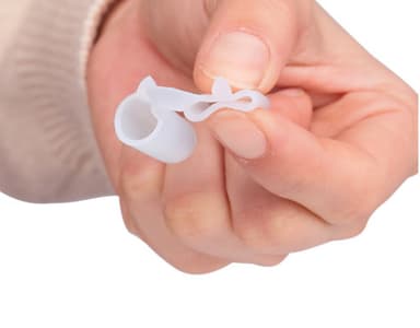 Anti-snarkring Näsklämma mot snarkning 4-pack Transparent