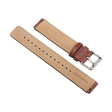 Klockarmband äkta läder Brun