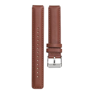 Klockarmband äkta läder Brun