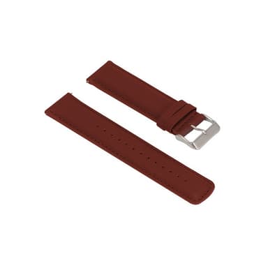 Klockarmband äkta läder Brun