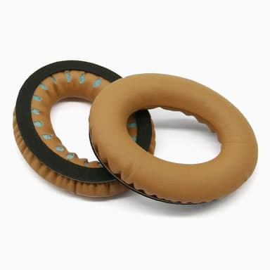 Öronkuddar för Bose QC35 Äkta läder Kaki