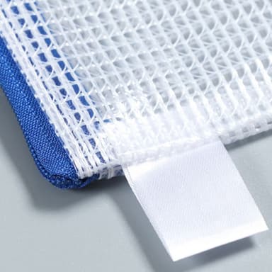 A5 Dokumentpåsar, plastfickor med zip 12-pack Röd