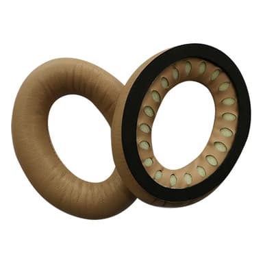 Öronkuddar för Bose QC35 Äkta läder Kaki