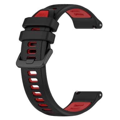 Klockarmband silikon Röd 22 mm