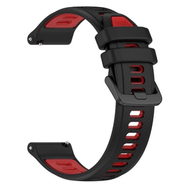 Klockarmband silikon Röd 22 mm