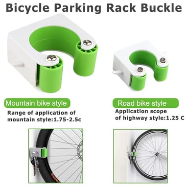 Road cykel parkering spänne hem vägg krok Grön