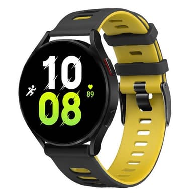 Twin Sport Armband Samsung Galaxy Watch 5 (40mm) - Svart/gul