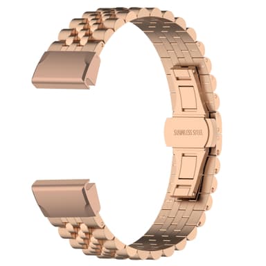 Klockarmband i rostfritt stål Rose guld