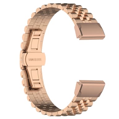 Klockarmband i rostfritt stål Rose guld