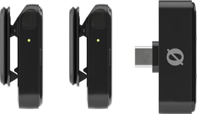 Røde Wireless Micro mikrofoner och mottagare set (USB-C, svart)