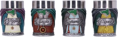 Nemesis Now Lord of the Rings shotglas (Sam, Frodo, Pippin, Merry)
