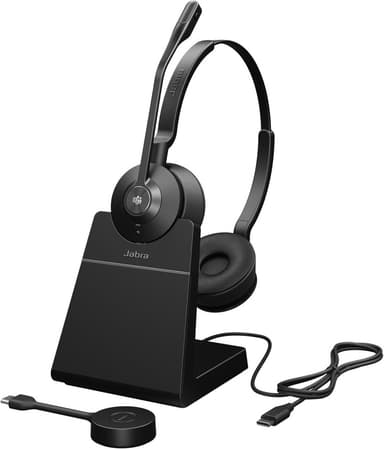 Jabra Engage 55 SE USB-C MS stereoheadset (svart)