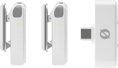 Røde Wireless Micro mikrofoner och mottagare set (USB-C, vit)