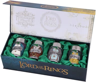 Nemesis Now Lord of the Rings shotglas (Sam, Frodo, Pippin, Merry)