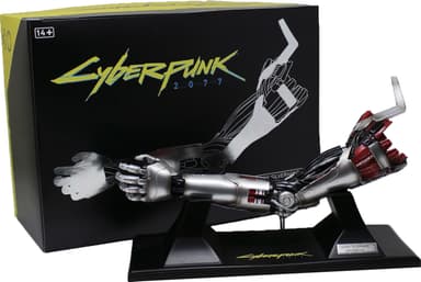 NeaMedia Icons Cyberpunk 2077 actionfigur (Johnny Silverhand's arm)