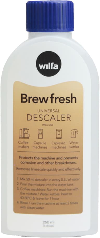 Wilfa Brewfresh avkalkningsmedel WICD-250 (genomskinligt)