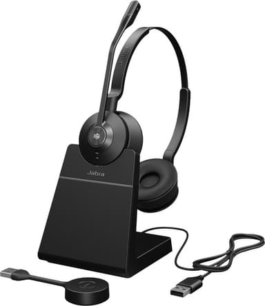 Jabra Engage 55 SE USB-A MS stereoheadset (svart)