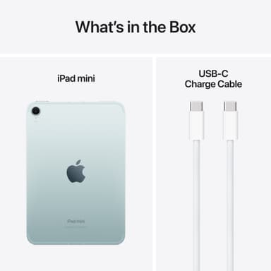 iPad mini A17 Pro Wi-Fi + Cellular 128GB  (Blue)