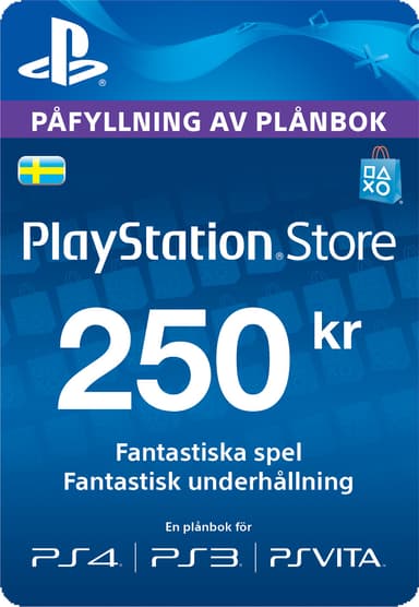 PlayStation Store PSN presentkort 250 SEK