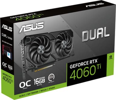 ASUS GeForce RTX 4060 Ti DUAL EVO OC graphics card (16 GB GDDR6