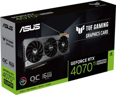 ASUS TUF RTX 4070TIS 016G Gaming graphics card Elgiganten Elgiganten