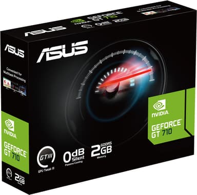 Asus Grafikkort Nvidia GeForce GT710 2 GB GDDR5 PCIe