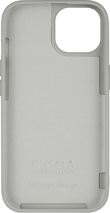 sala iPhone 13/14/15 silicone fodral (betong)