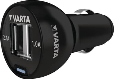 Billaddare 2-Utgångar 3.4 A USB Svart