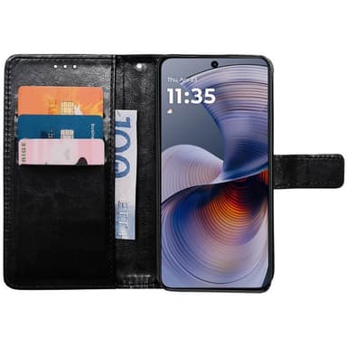 Plånboksfodral 3-kort Motorola G55 - Svart