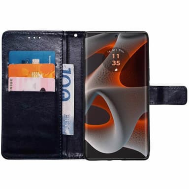 Plånboksfodral 3-kort Motorola Edge 50 Neo - Mörkblå