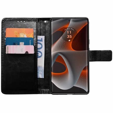 Plånboksfodral 3-kort Motorola Edge 50 Neo - Svart
