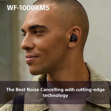 Sony WF-1000XM5 True Wireless in ear-hörlurar (svarta)