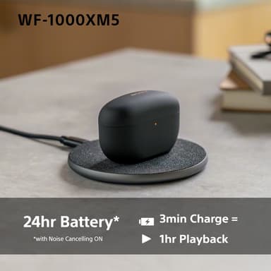 Sony WF-1000XM5 True Wireless in ear-hörlurar (svarta)