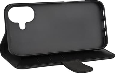 Gear iPhone 16 Plus plånboksfodral (svart)