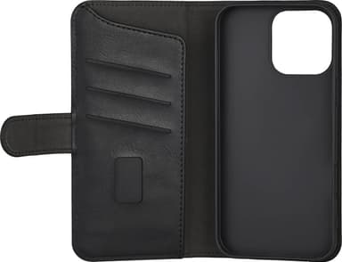 Gear iPhone 16 Pro Max plånboksfodral (svart)