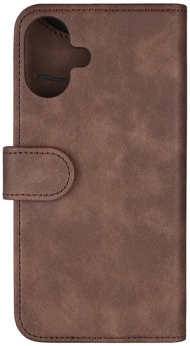 Gear iPhone 16 Plus plånboksfodral (brunt)