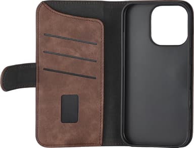 Gear iPhone 16 Pro plånboksfodral (brunt)