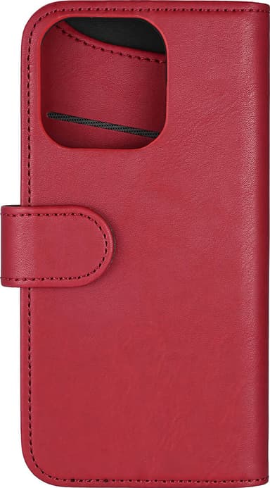 Gear iPhone 16 Pro plånboksfodral (djuprött)