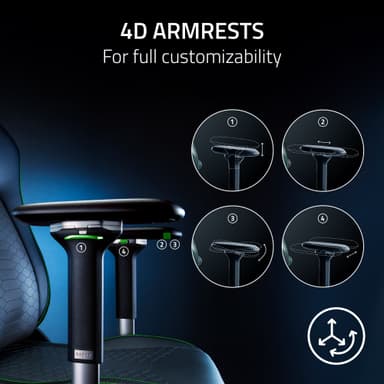 Razer Iskur V2 gamingstol (svart)