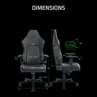Razer Iskur V2 gamingstol (svart)