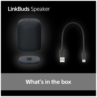 Sony LinkBuds trådlös bärbar högtalare (svart)